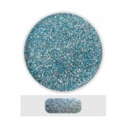Glitterový akryl pudr 5 ml č.8 - světle modrý