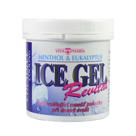 VIVAPHARM Ice gel Menthol a eukalyptus