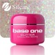 UV gel Base One Glitter 5 ml - Dazzling white