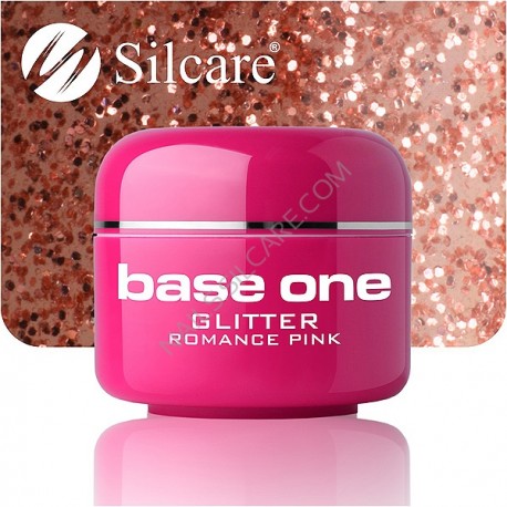 UV gel Base One Glitter 5 ml - Romance Pink