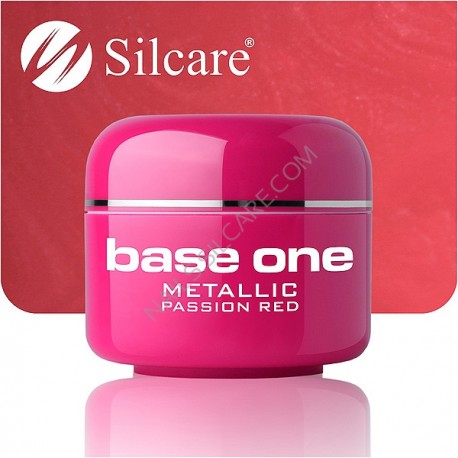 UV gel Base One Metallic 5 ml - Passion Red