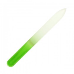 Skleněný pilník barevný oboustranný - Zelený