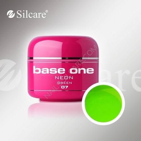  UV gel Base One NEON gel 5 ml - 07 Green