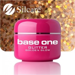  SILCARE UV gel Base One Glitter 5 ml - 04 Golden Glow
