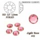 SWAROVSKI ELEMENTS velikost SS3 barva LIGHT ROSE (223). Balení 40Ks.