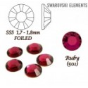 SWAROVSKI ELEMENTS velikost SS5 barva RUBY (501) . Balení 45Ks